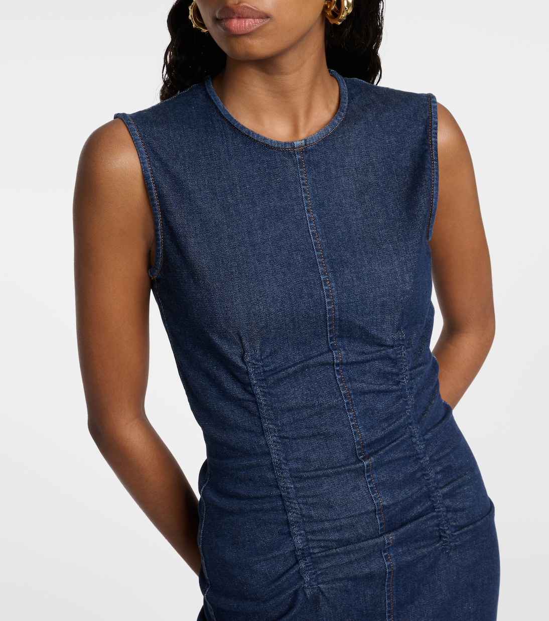 Nectar cotton-blend midi dress | Sportmax
