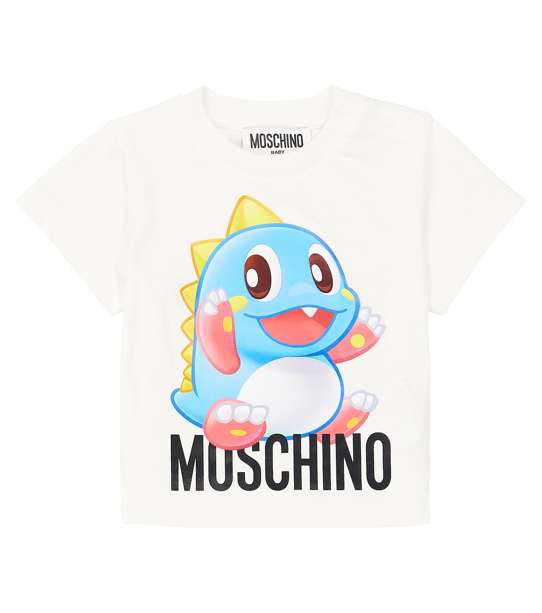 Baby - T-shirt in jersey di cotone con stampa | Moschino Kids