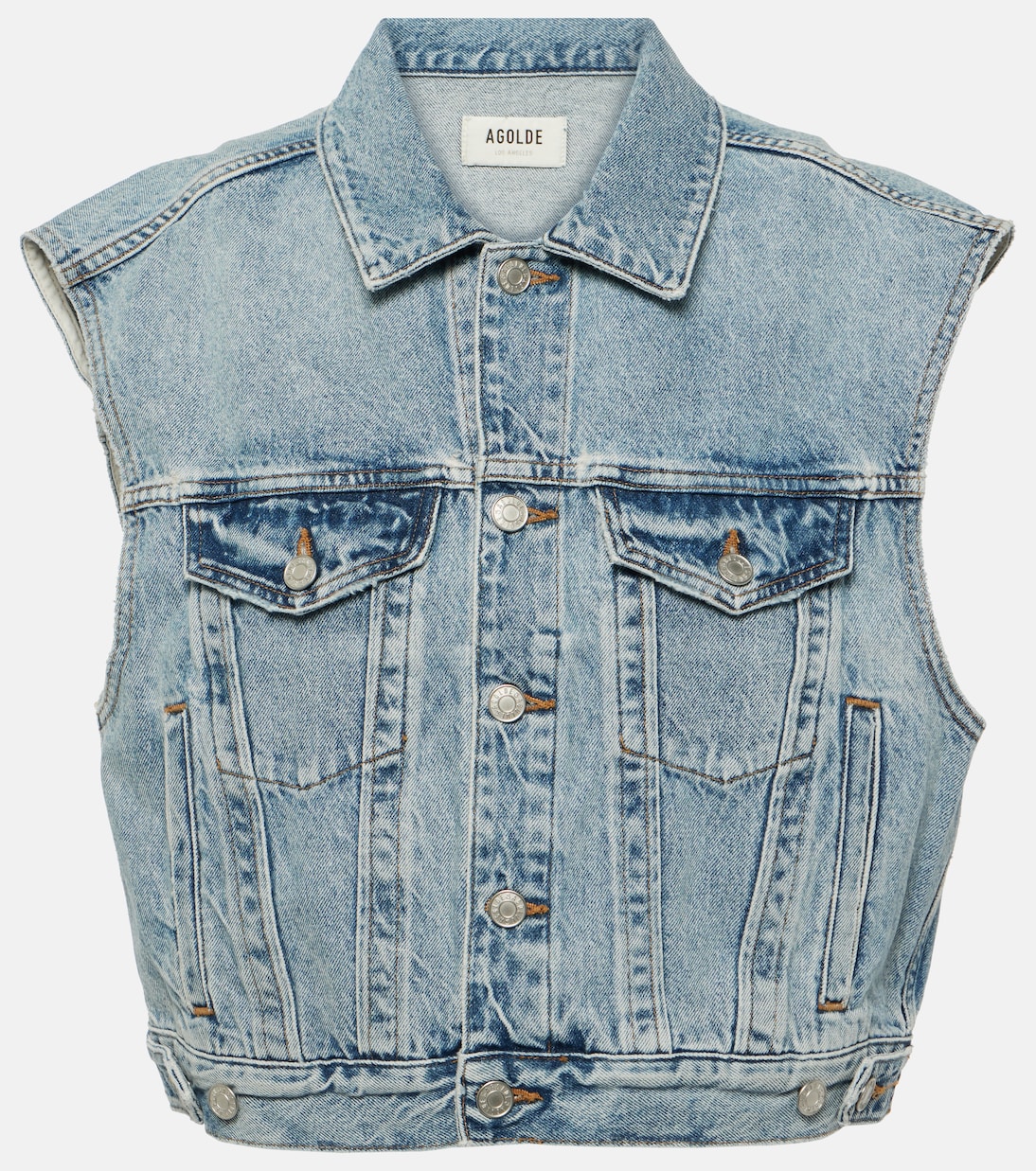 Veste sans manches Charli en jean | Agolde