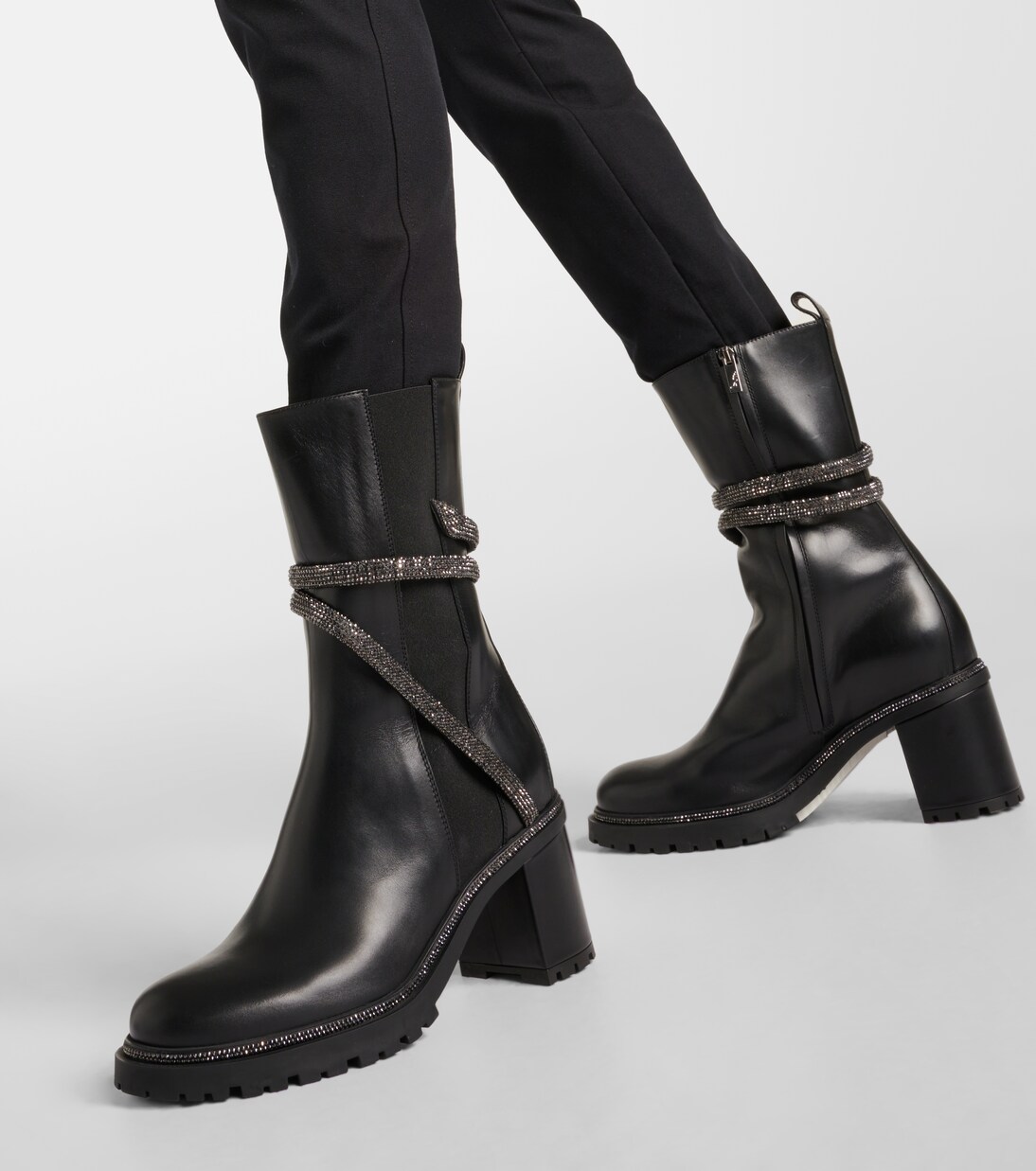 Cleo 60 embellished leather Chelsea boots | Rene Caovilla