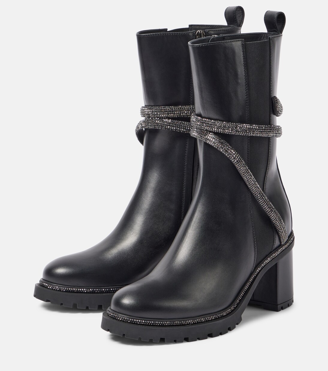 Cleo 60 embellished leather Chelsea boots | Rene Caovilla