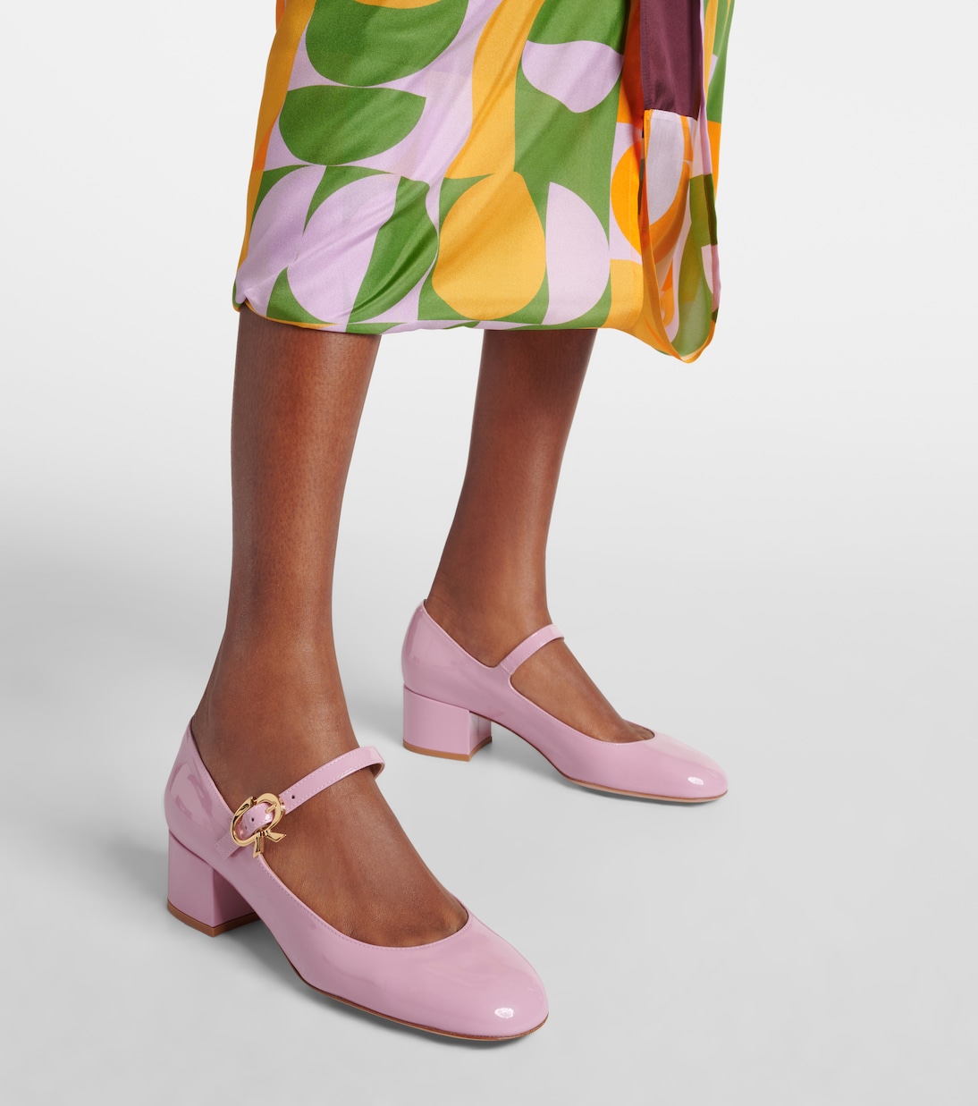 Mary Ribbon patent leather pumps | Gianvito Rossi