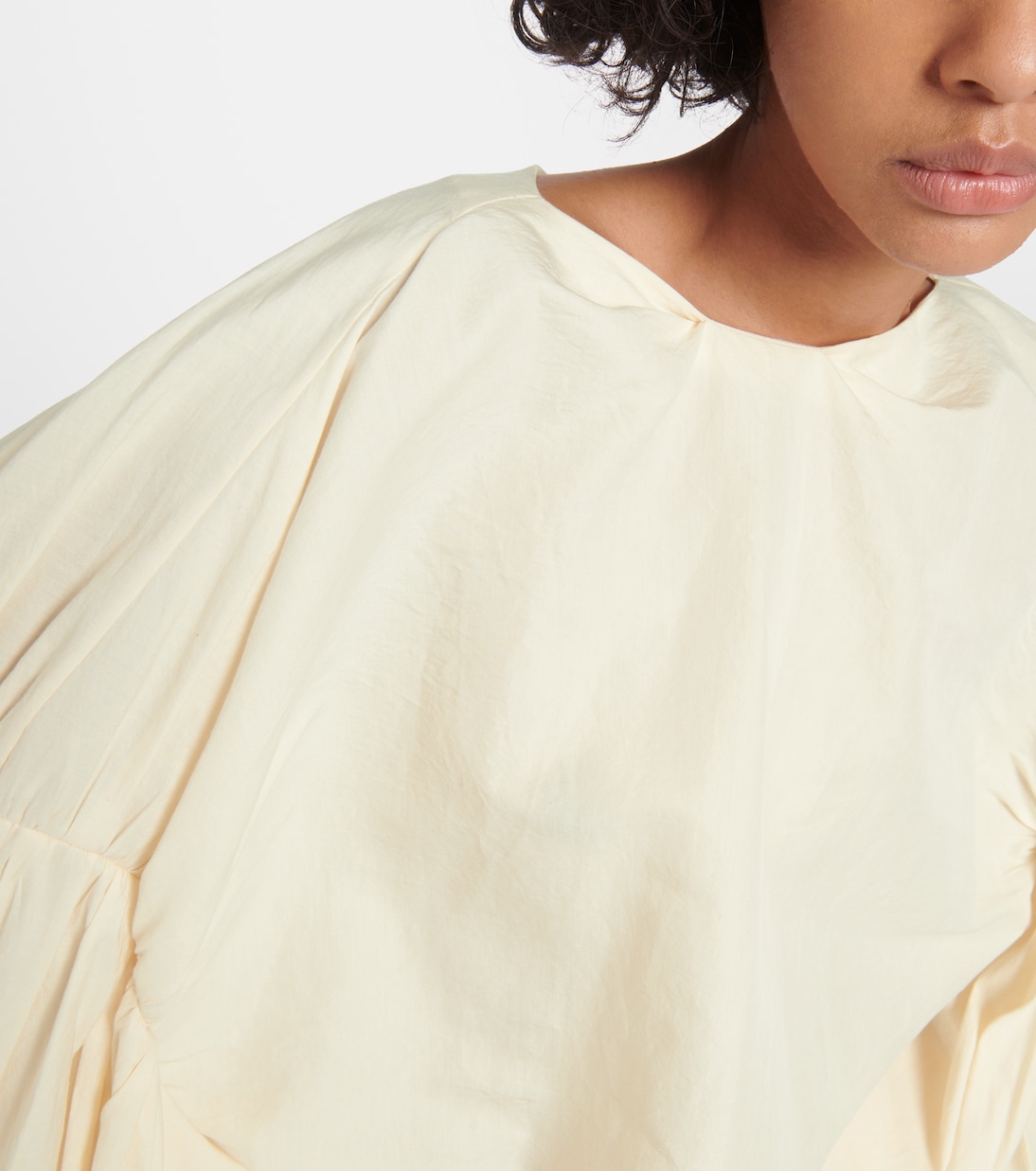 Quico silk and cotton organza top | Khaite