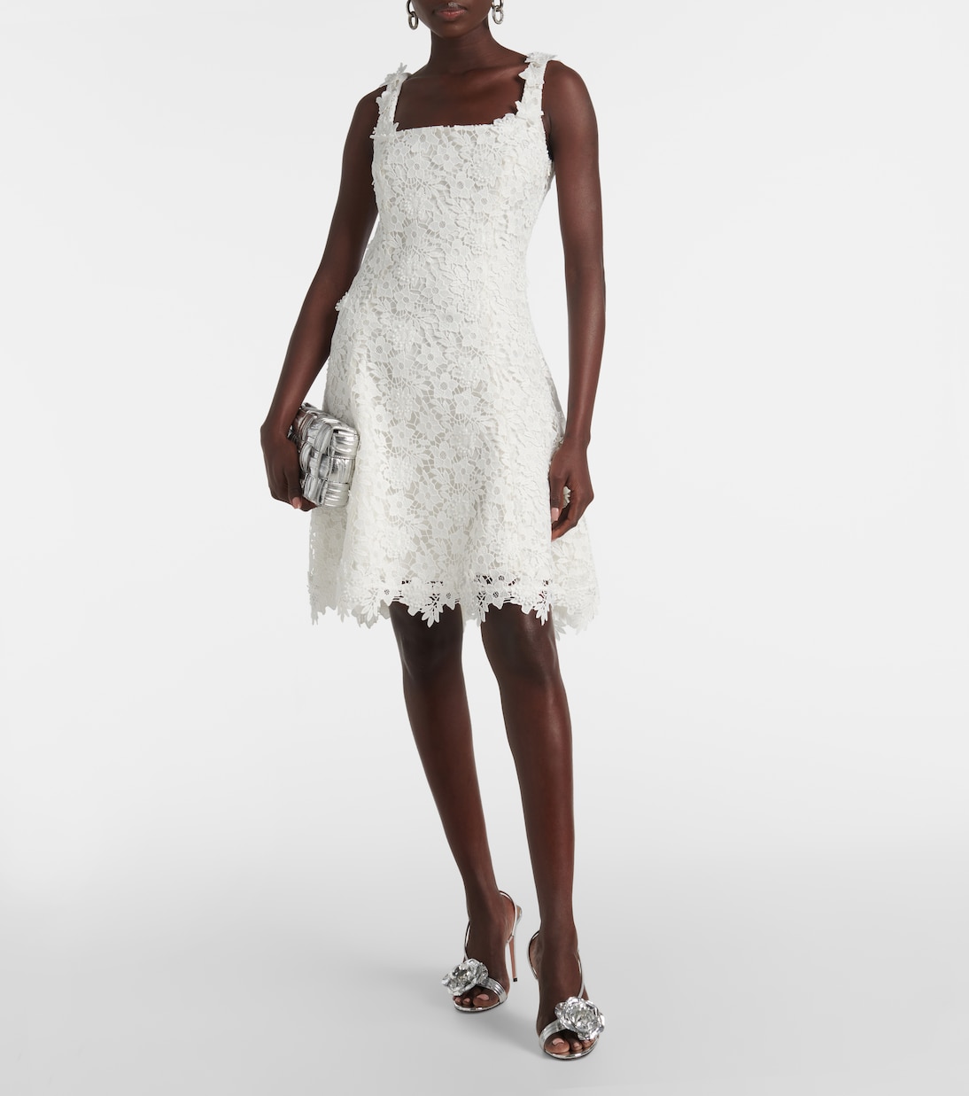 Vestido corto Marrie de encaje | Safiyaa