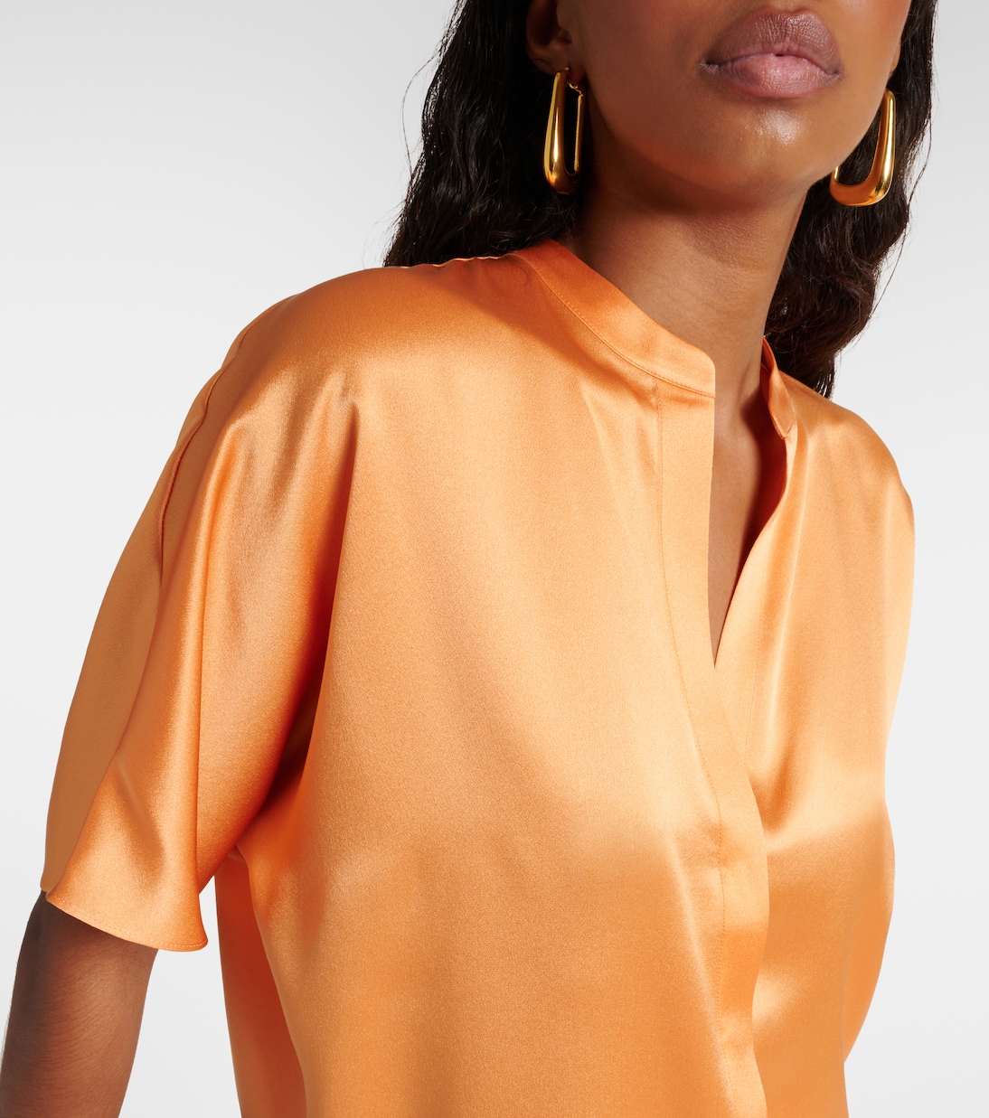 Blusa in raso di seta | Vince