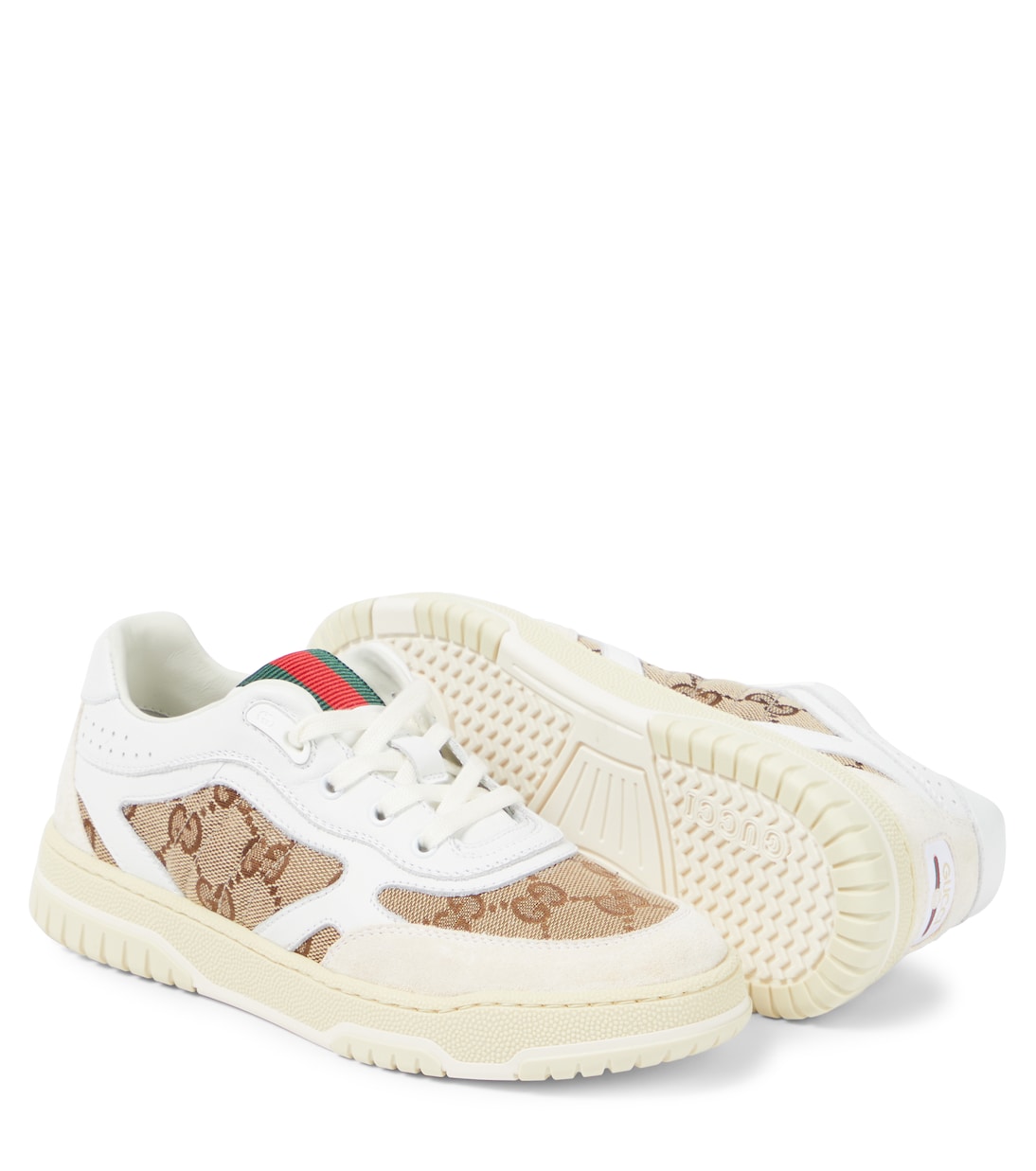 Sneakers GG in canvas con pelle | Gucci Kids