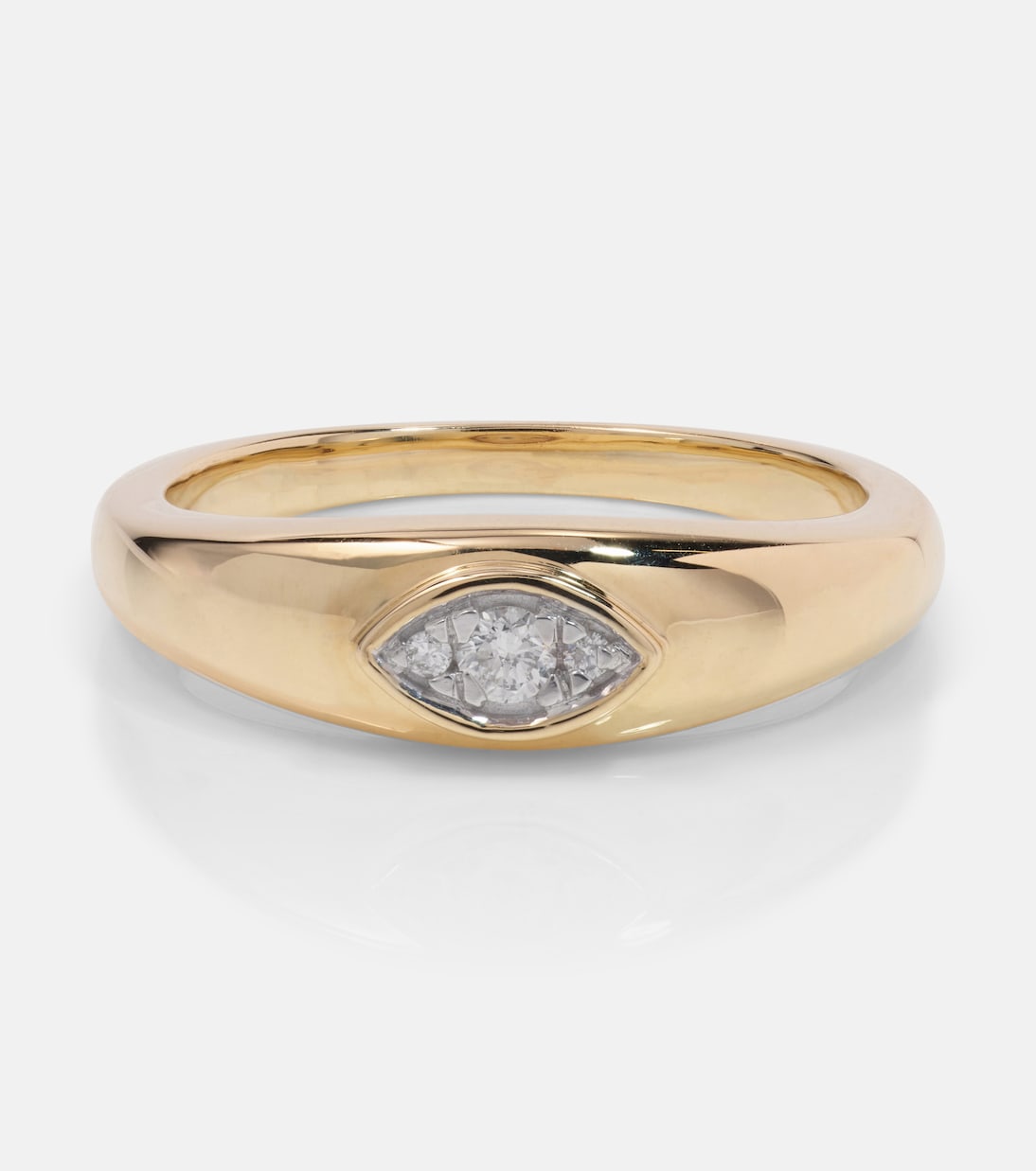 Bague Muse en or 10 ct et diamants | Stone and Strand