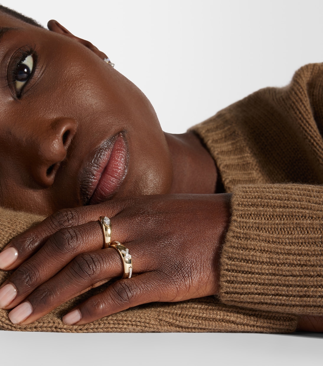 Bague Muse en or 10 ct et diamants | Stone and Strand