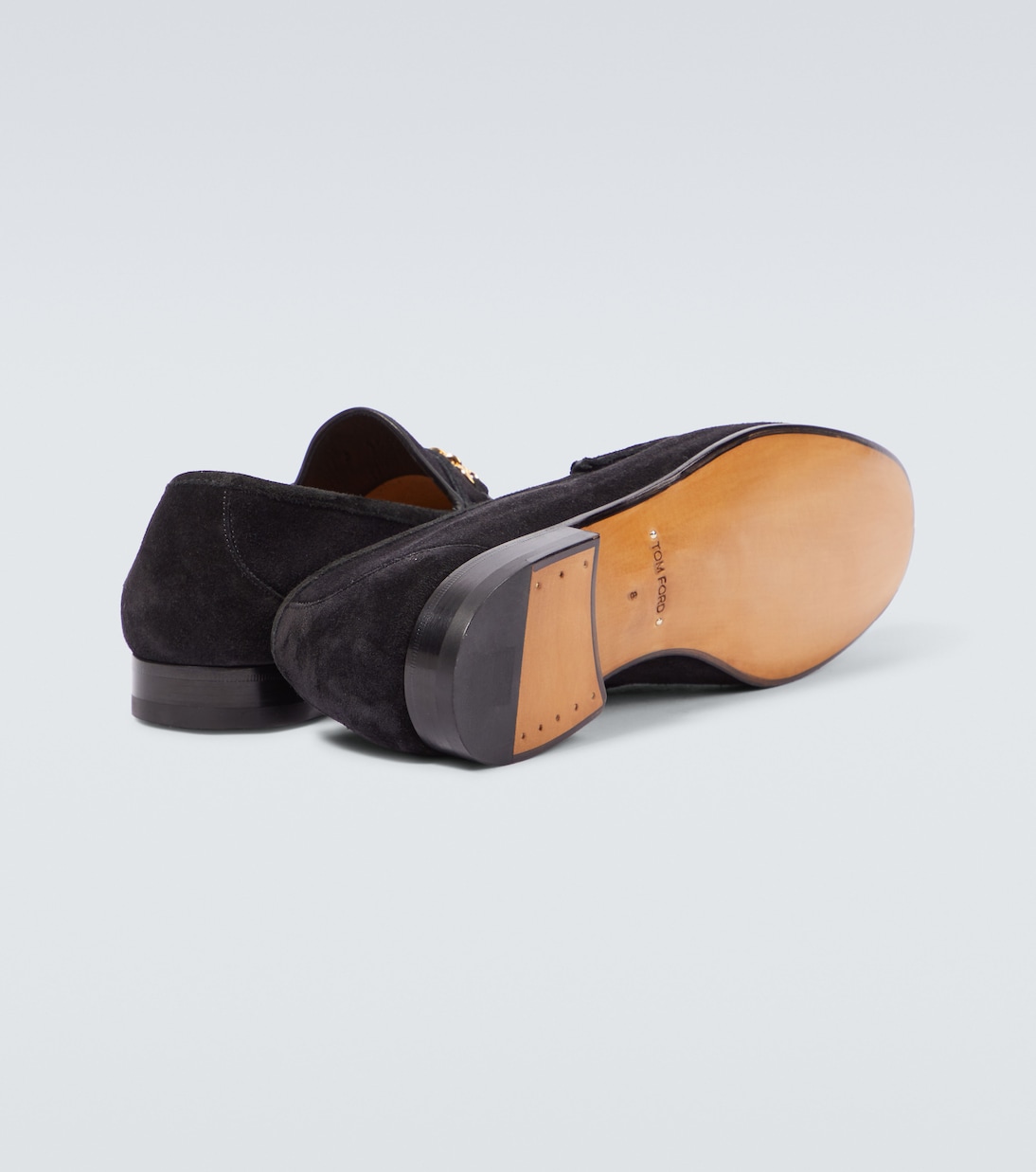 Mocassins York Chain en daim | Tom Ford