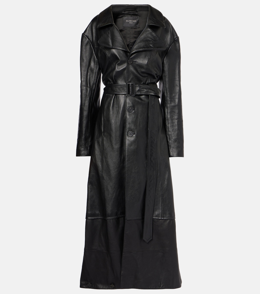 Chaqueta de Cuero Elegante Balenciaga para Jóvenes Modernos