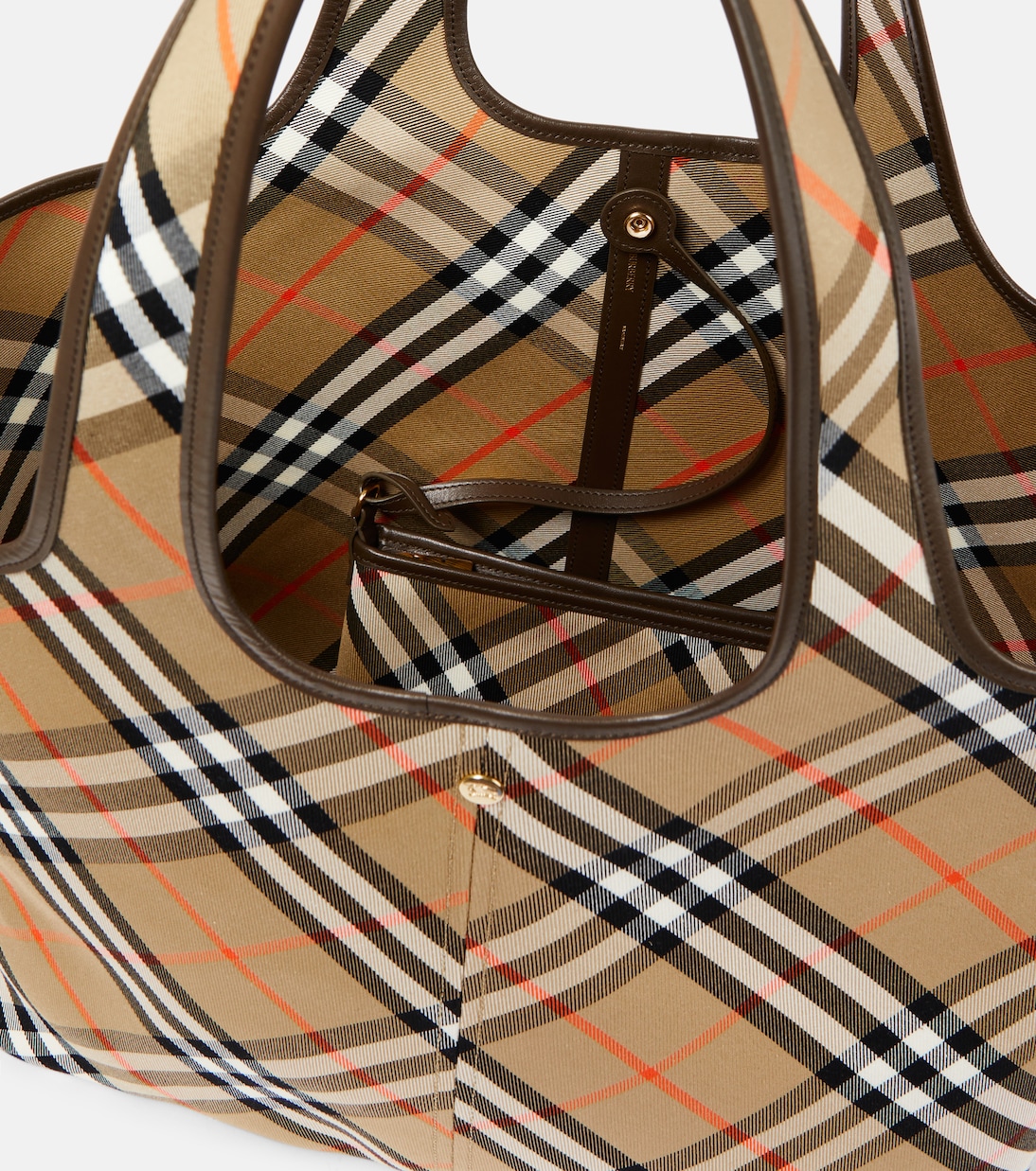 Borsa Medium in canvas Burberry Check  | Burberry