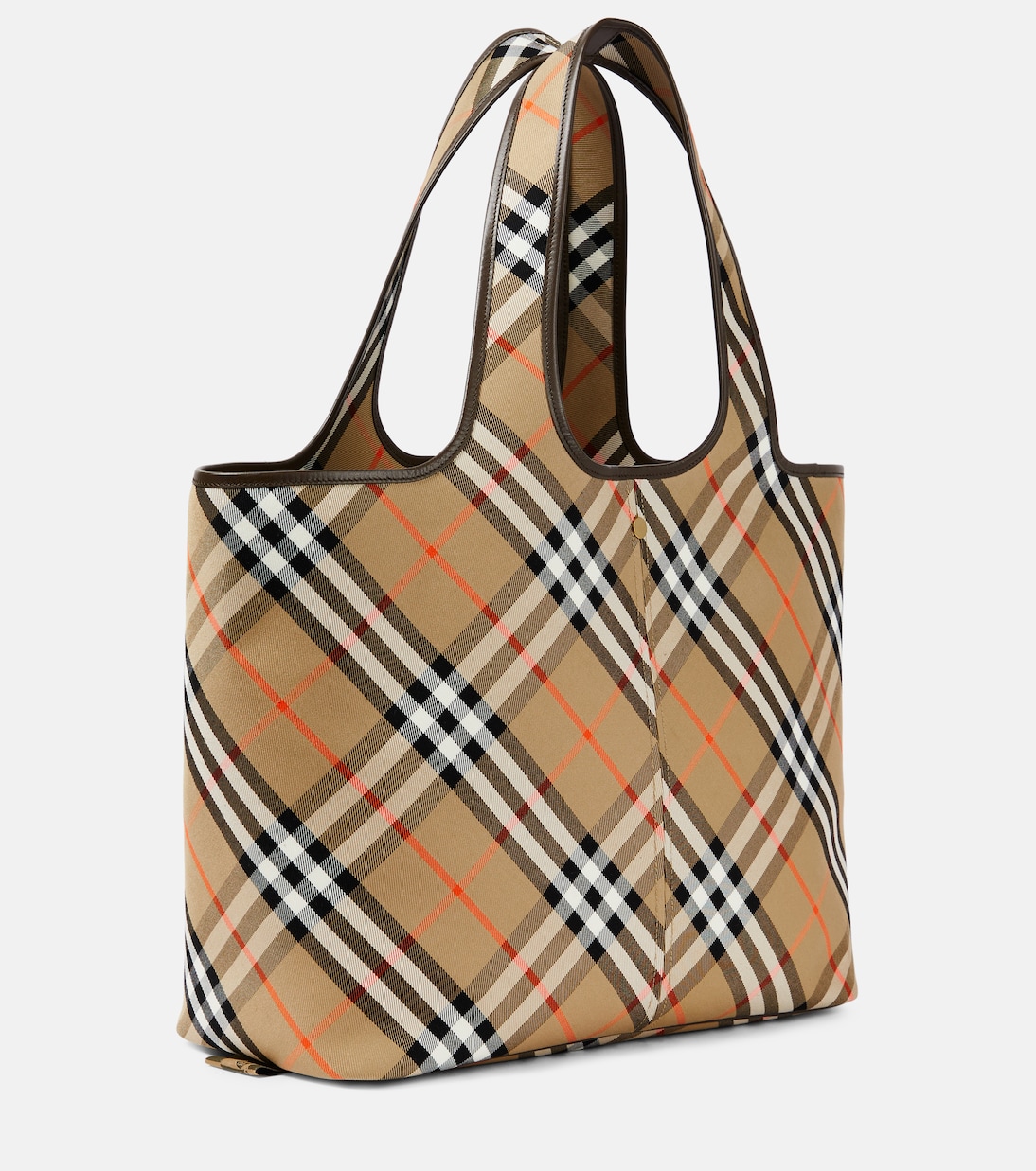 Borsa Medium in canvas Burberry Check  | Burberry