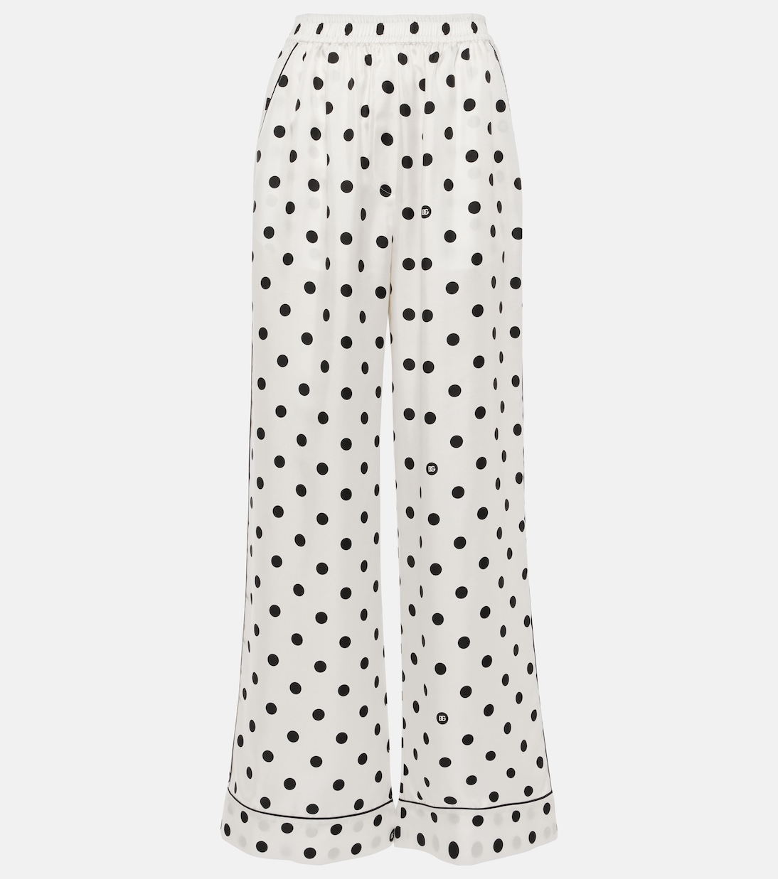 Pyjama-Hose aus Seiden-Twill | Dolce&Gabbana