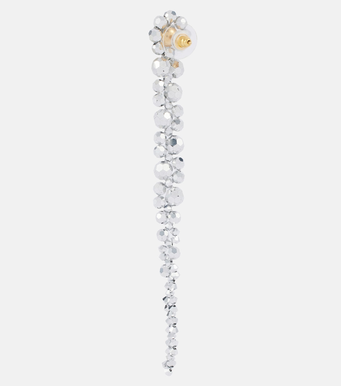 Drip crystal-embellished drop earrings | Simone Rocha