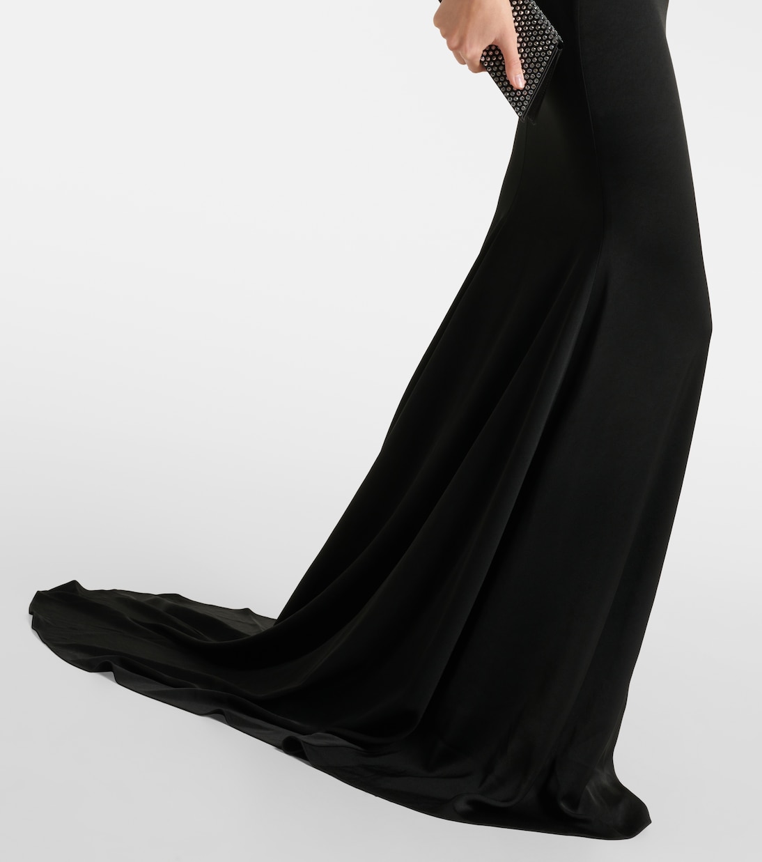 Robe longue en satin | Alex Perry