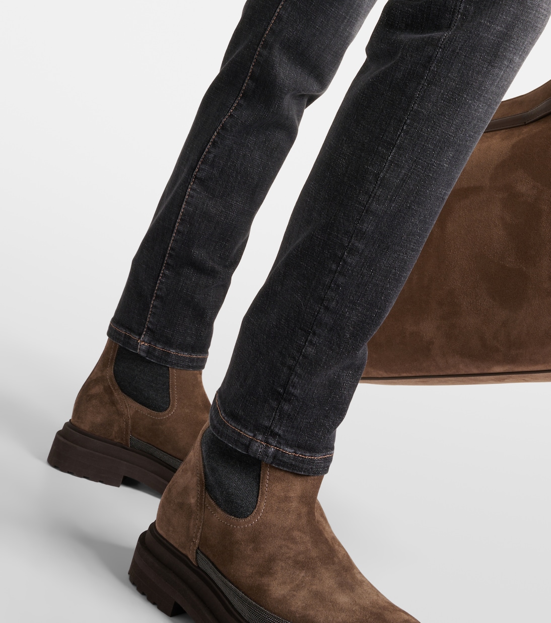 High-Rise Skinny Jeans | Brunello Cucinelli