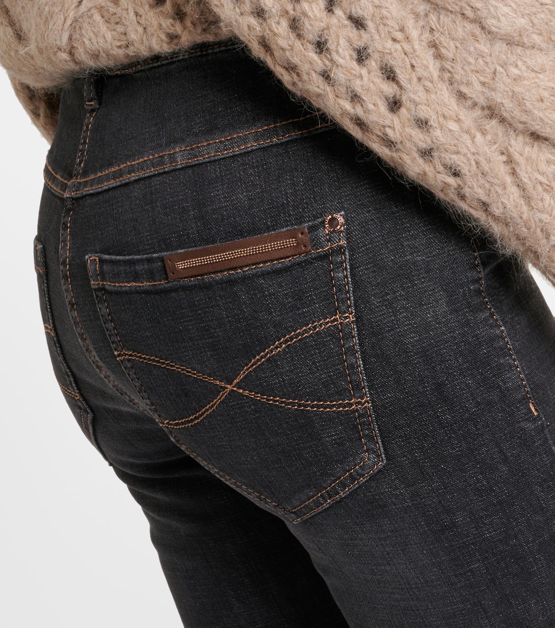 High-Rise Skinny Jeans | Brunello Cucinelli