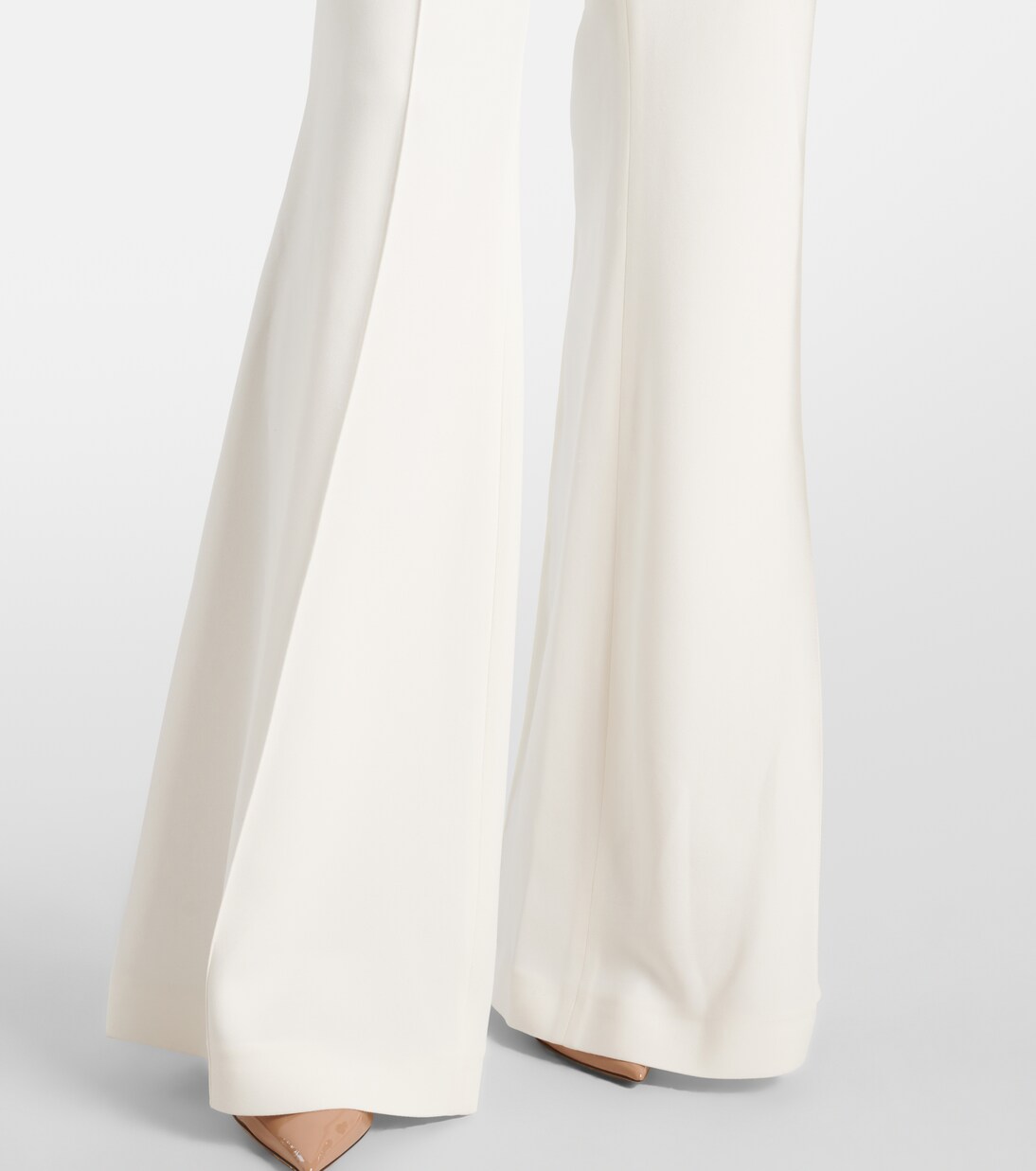 Pantaloni flared in cady a vita alta | Elie Saab