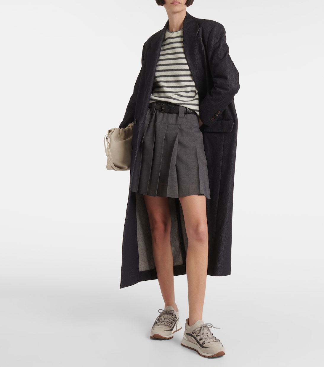 Sneakers in suede | Brunello Cucinelli