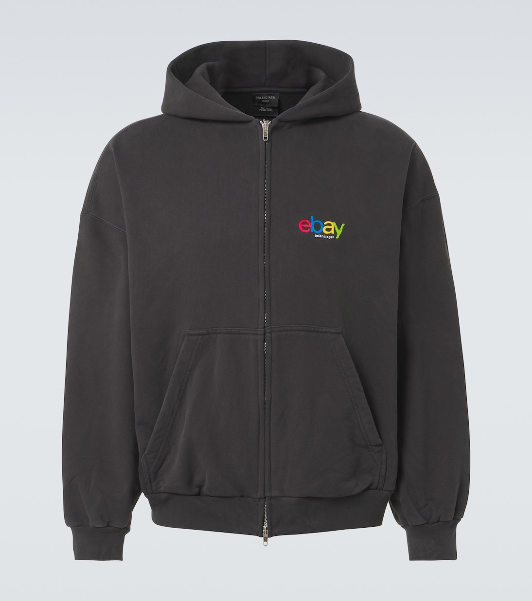 Sudadera con capucha de algodón estampada | Balenciaga