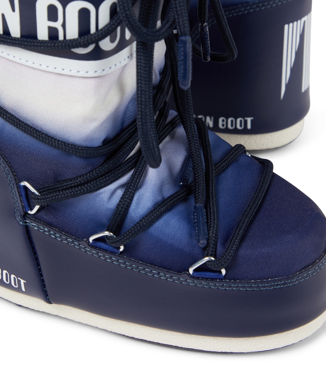 Icon faux leather-trimmed snow boots | Moon Boot Kids