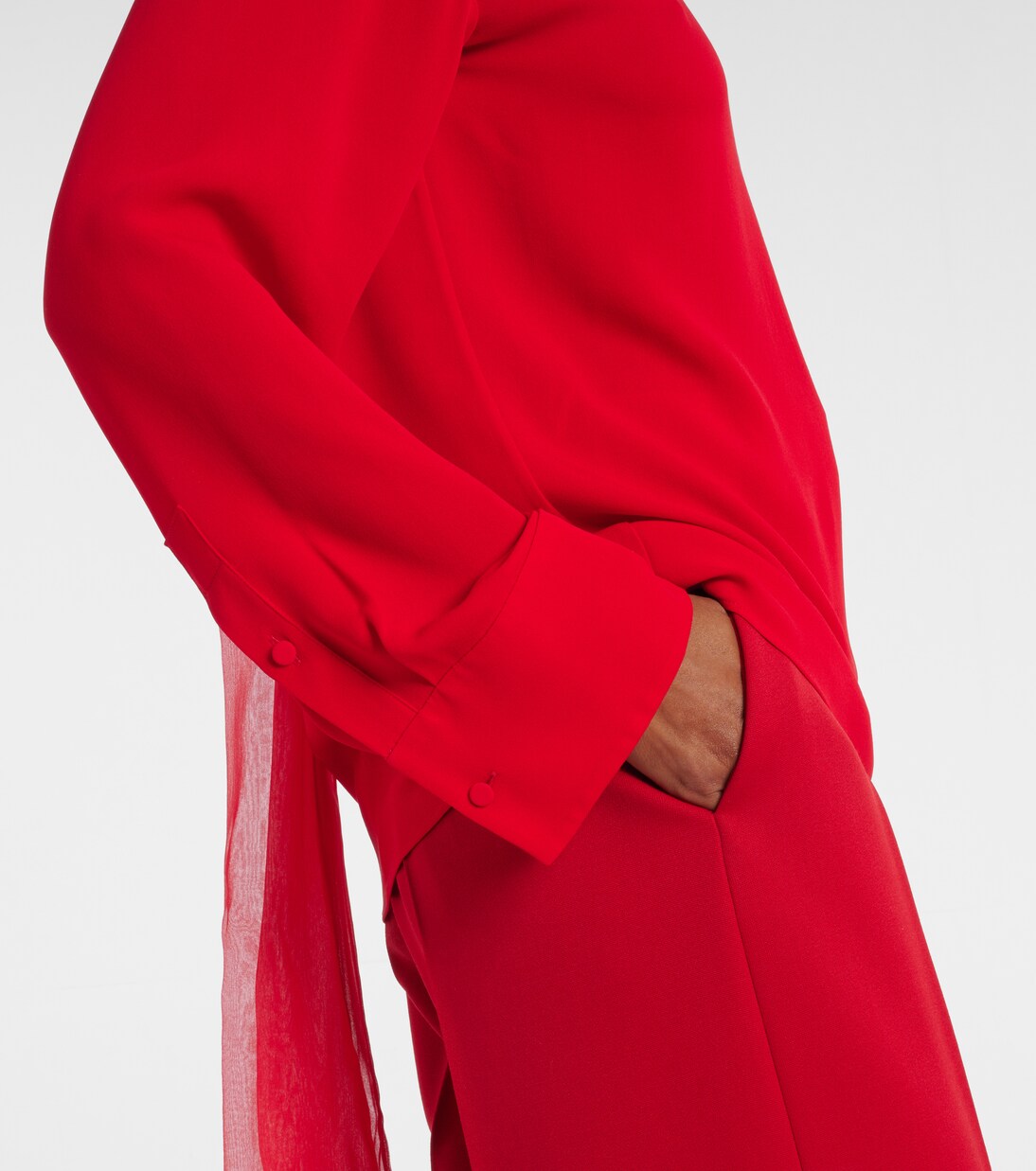 Blouse en laine et soie | Valentino
