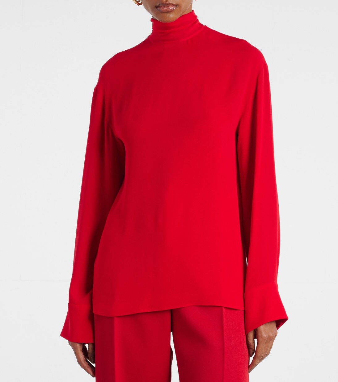 Blouse en laine et soie | Valentino