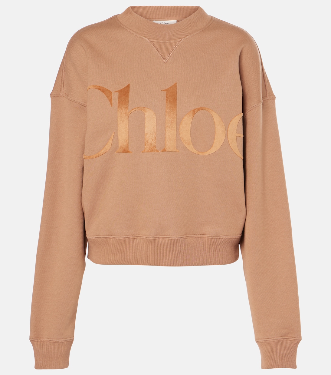 Felpa in cotone con logo | Chloé