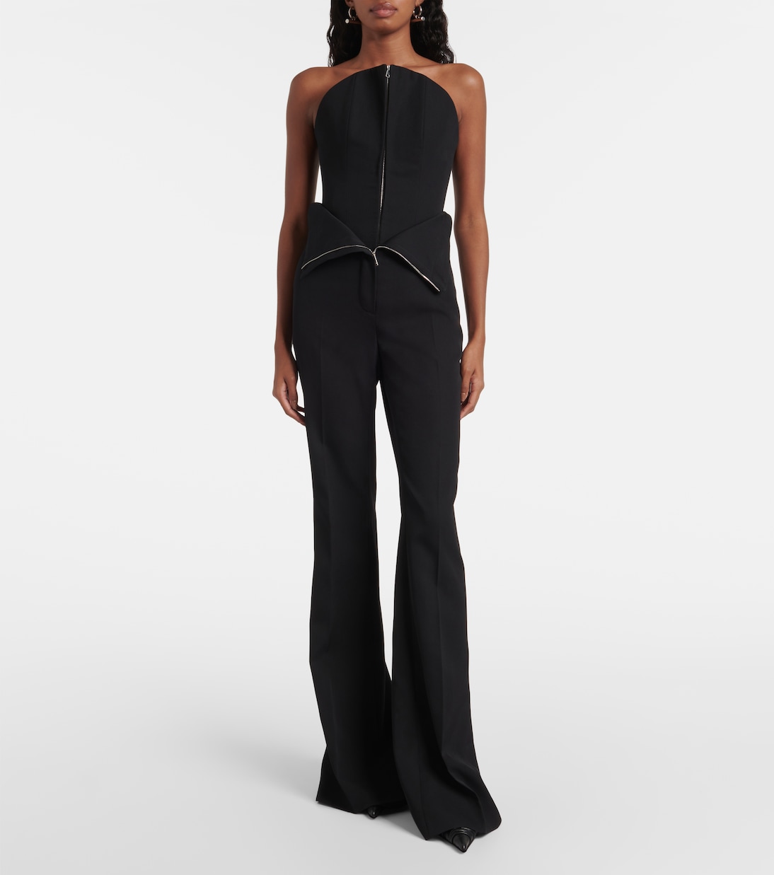 Top a corsetto in lana | McQueen