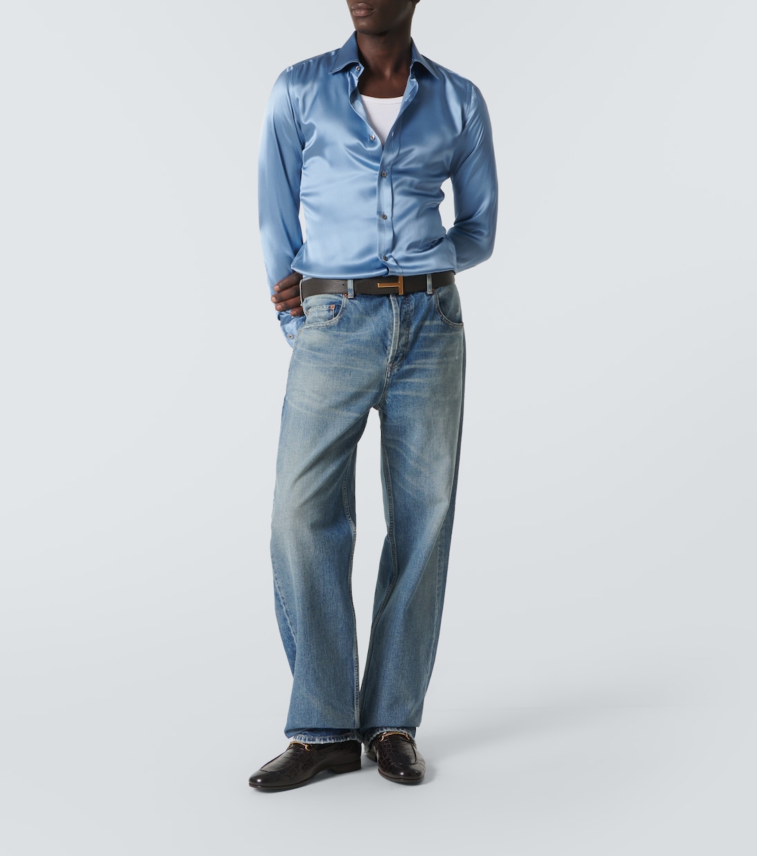 Camicia in charmeuse di seta | Tom Ford