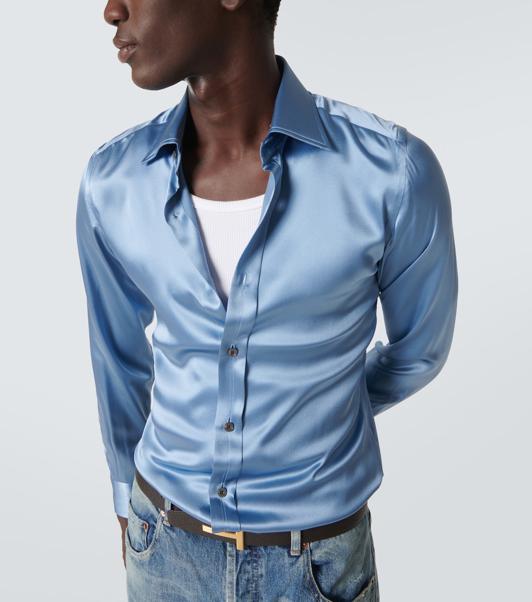 Camicia in charmeuse di seta | Tom Ford