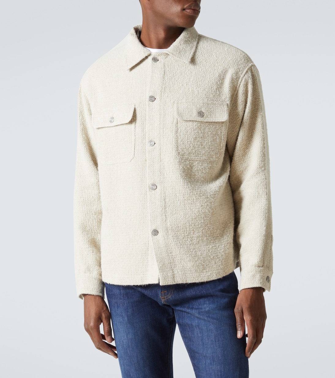 Hemdjacke aus Tweed | Frame