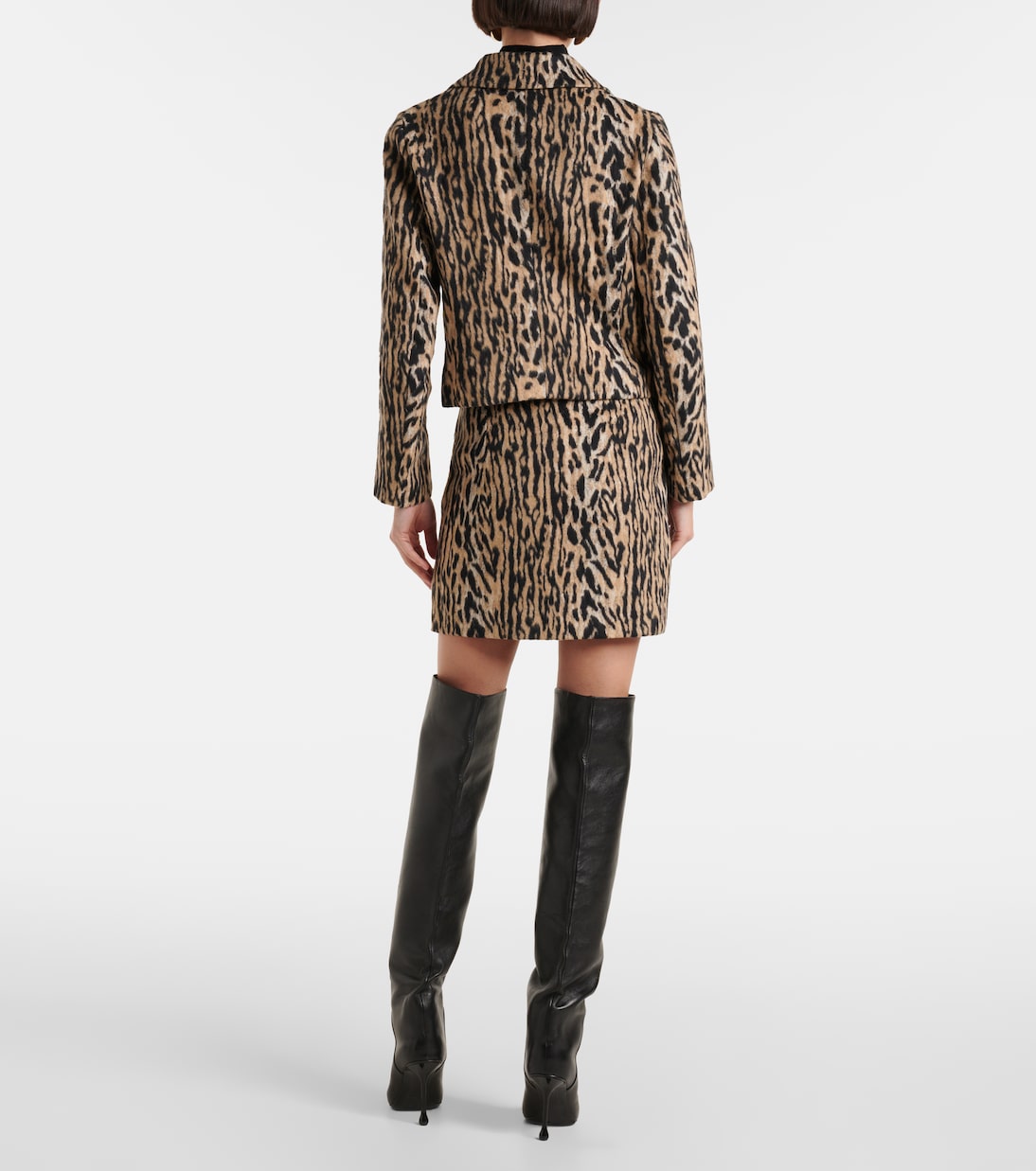 Giacca Leila con stampa leopardata | Rixo