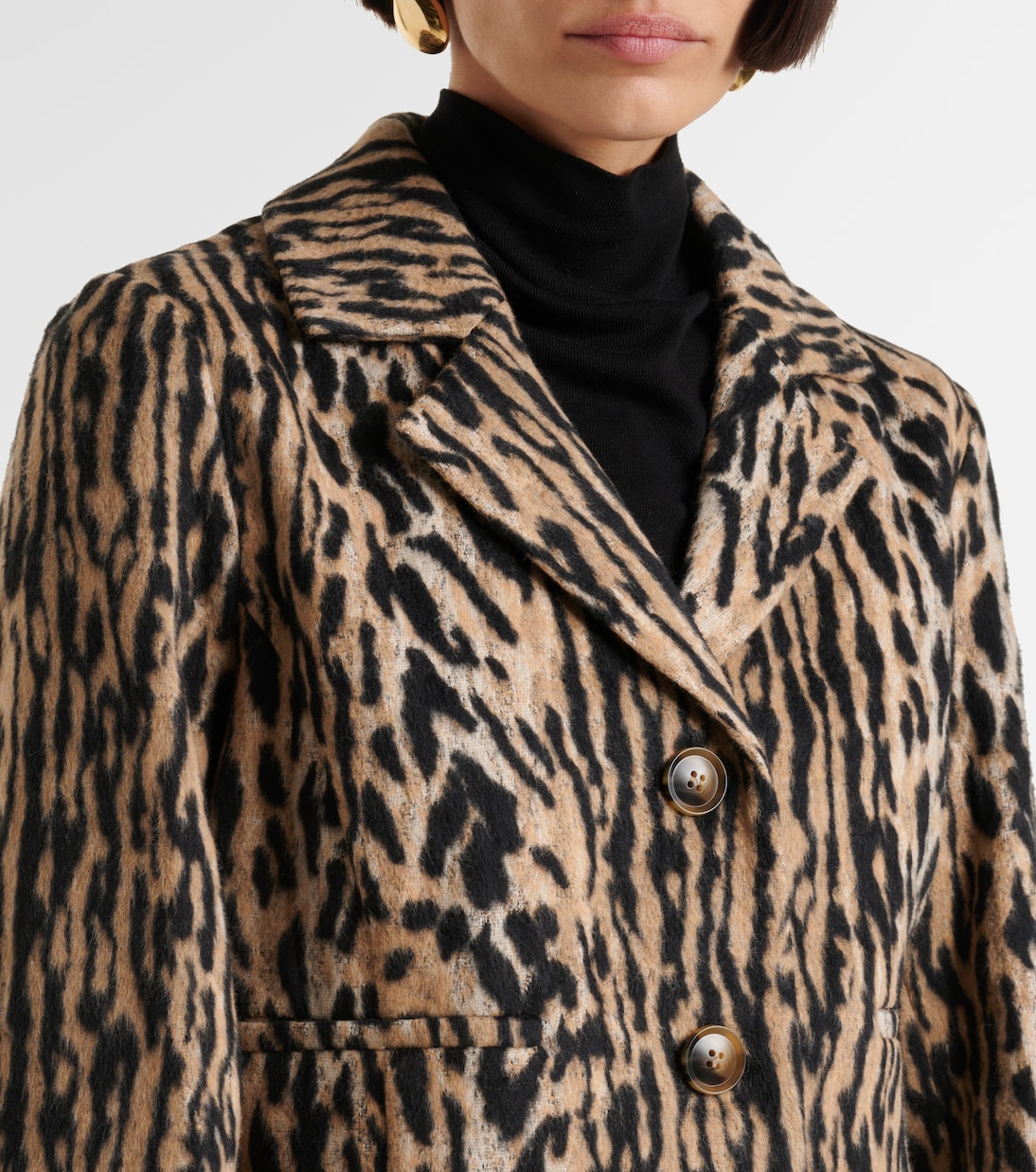 Giacca Leila con stampa leopardata | Rixo