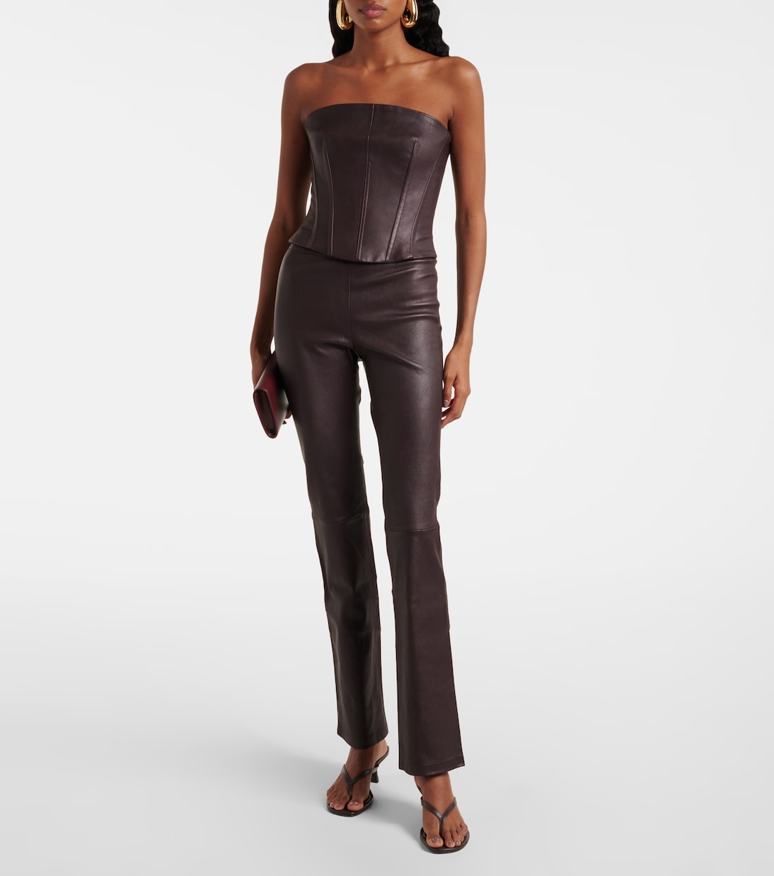 Leggings flared JP Long in pelle | Stouls