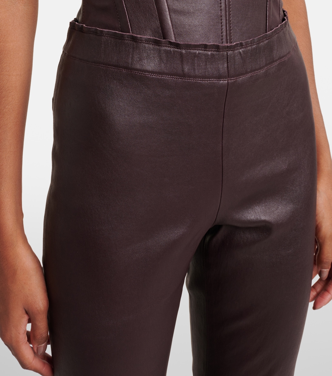 Leggings flared JP Long in pelle | Stouls