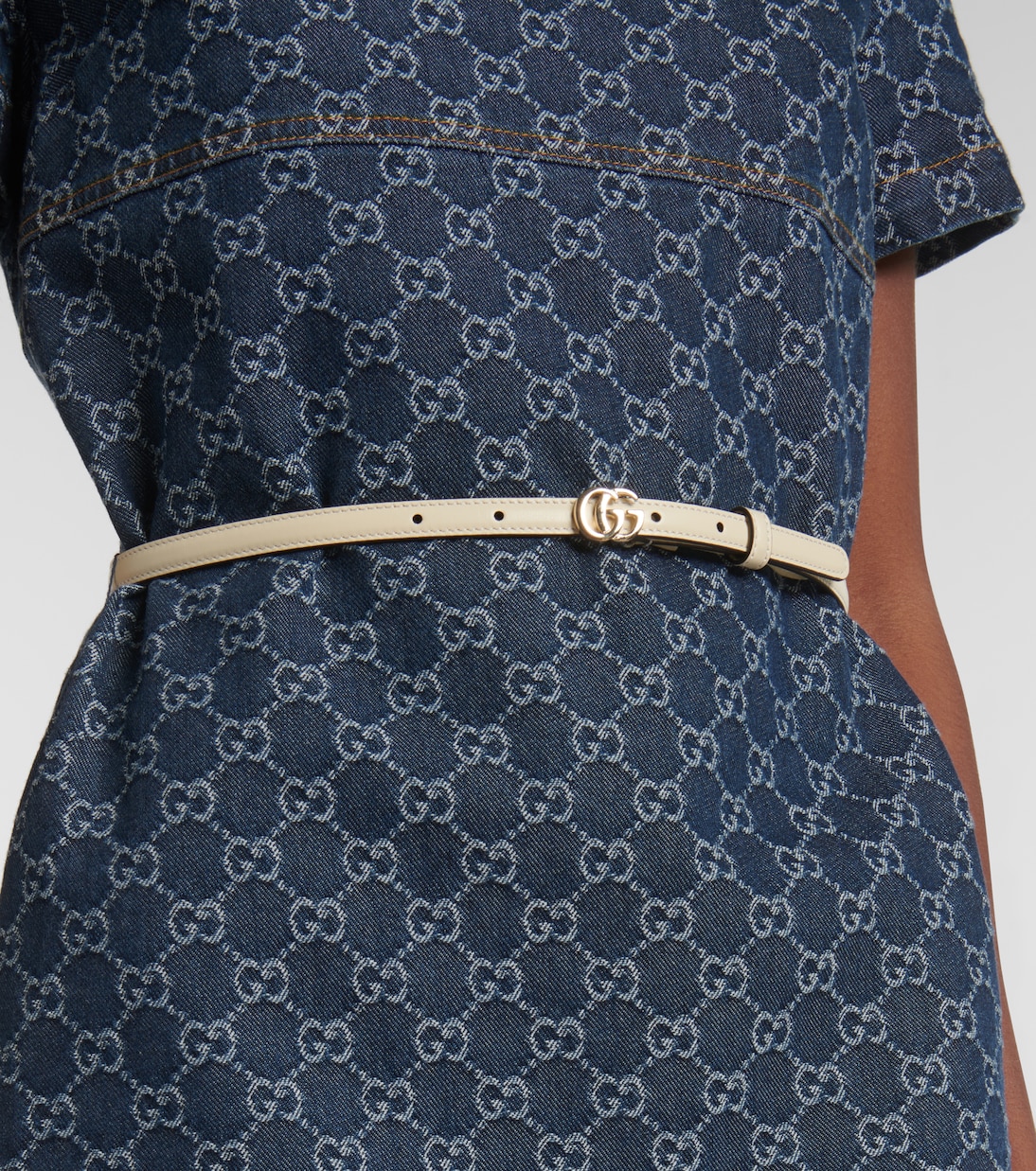 Vestido corto de denim | Gucci