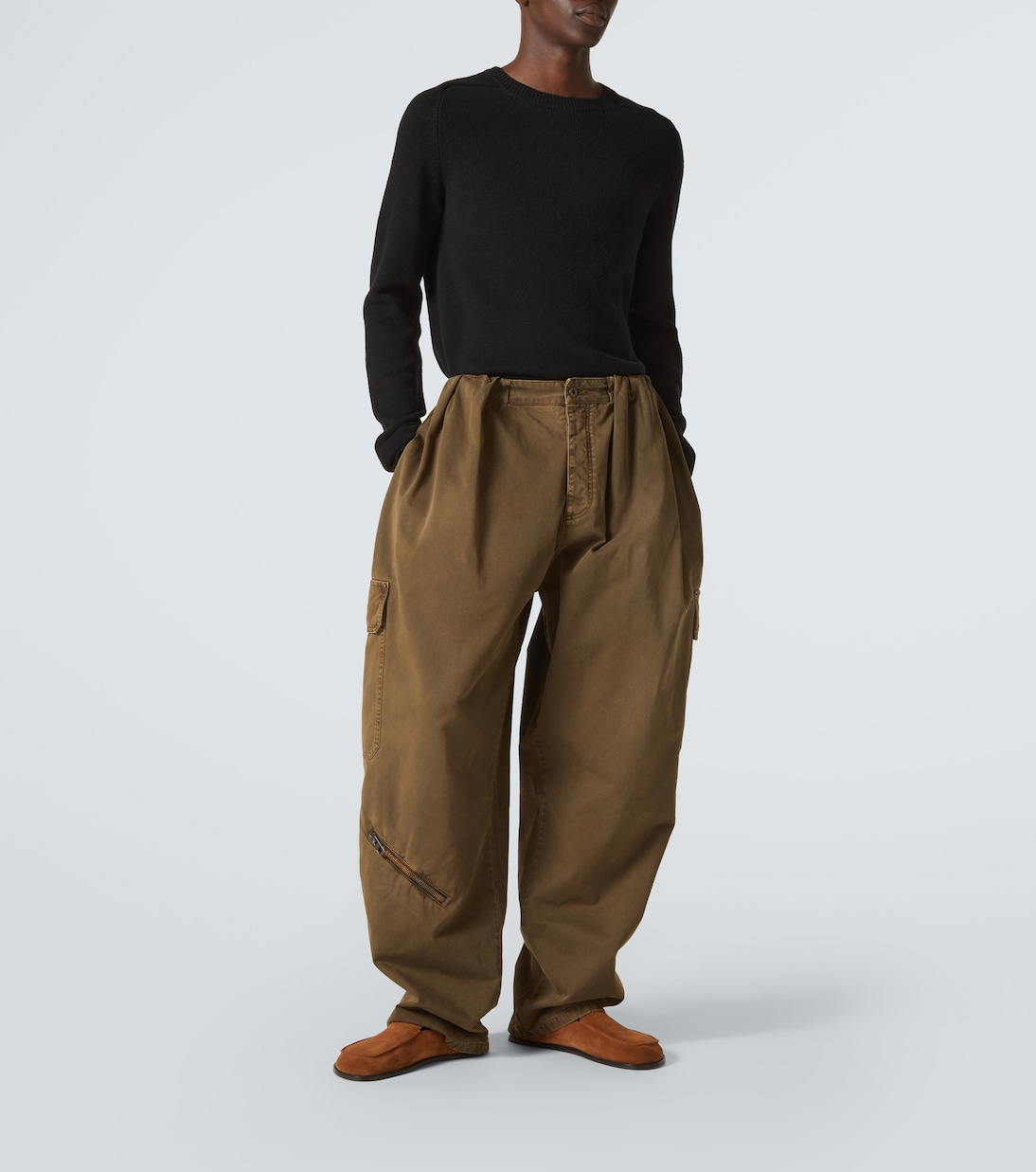 Cargohose Balloon mit Leder | Loewe