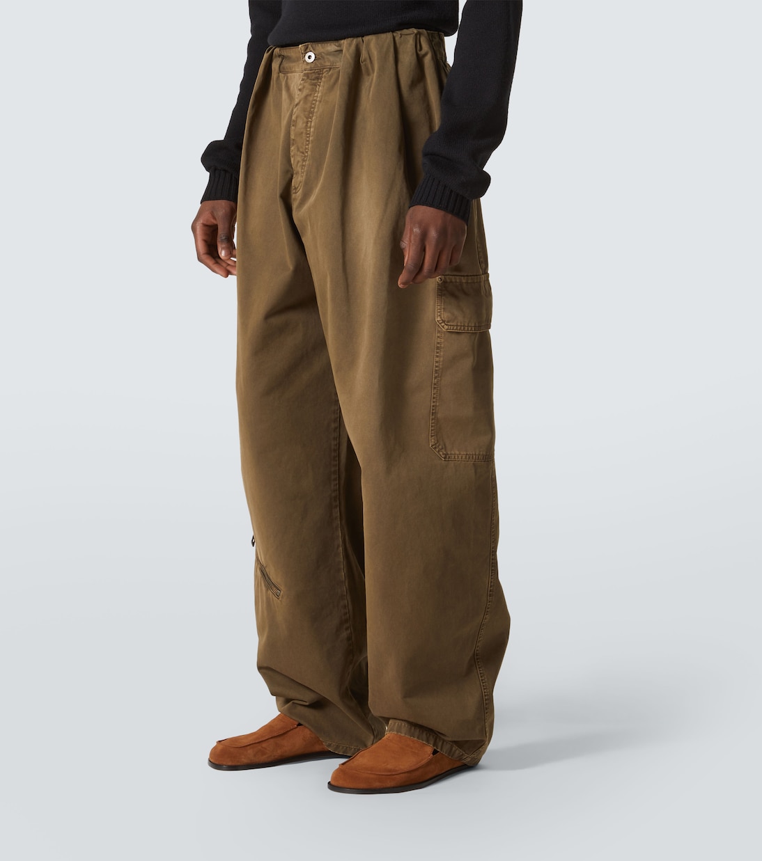 Cargohose Balloon mit Leder | Loewe