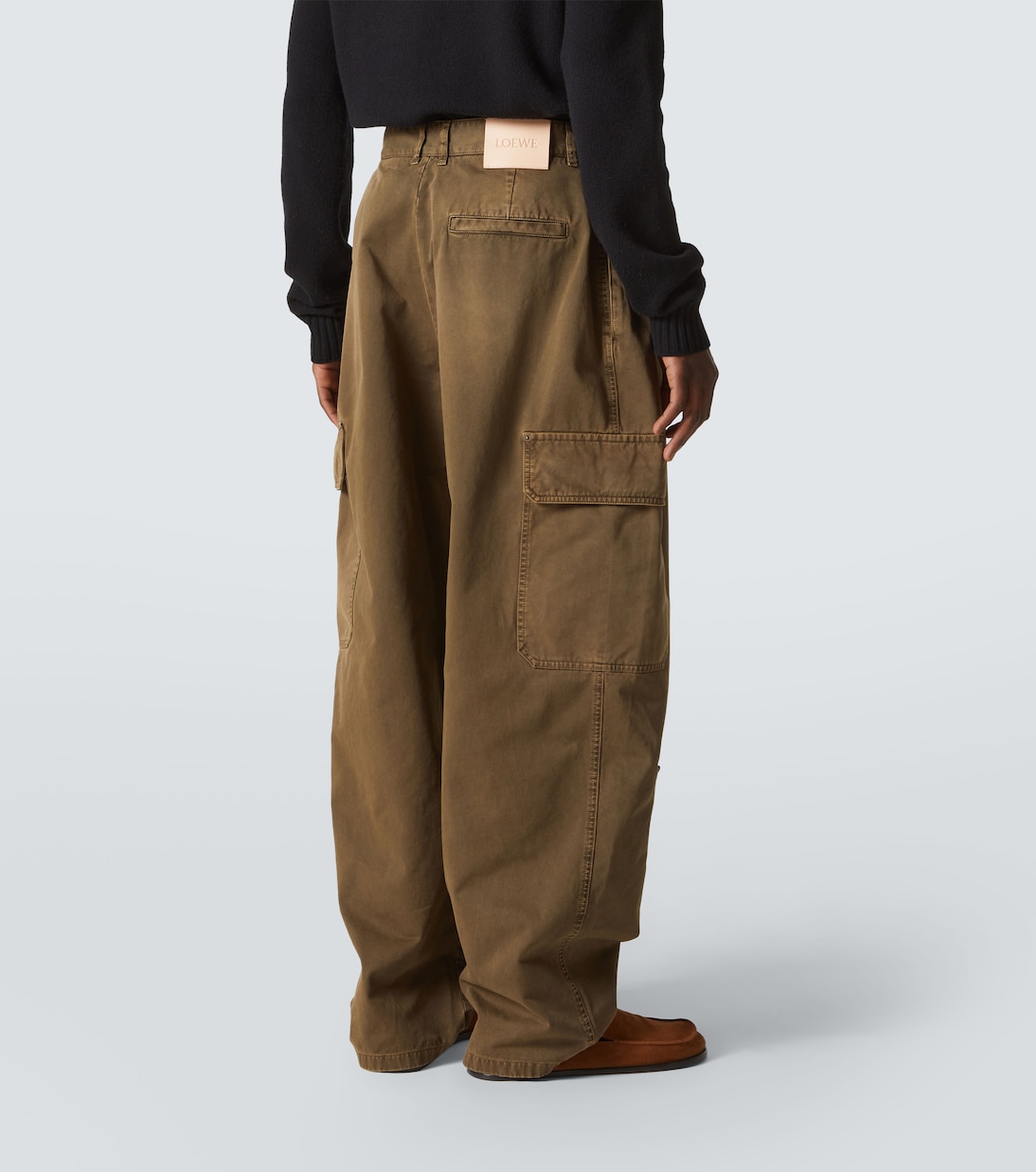 Cargohose Balloon mit Leder | Loewe