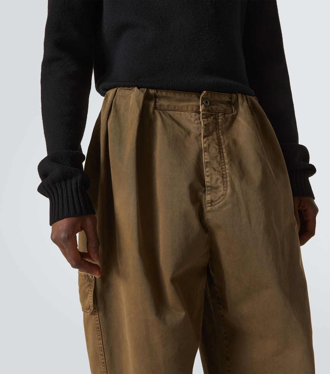 Cargohose Balloon mit Leder | Loewe