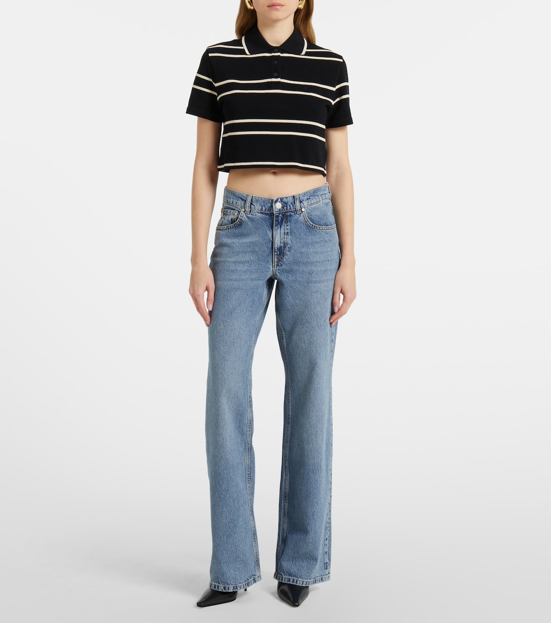 Jeans a gamba larga Padua | AG Jeans