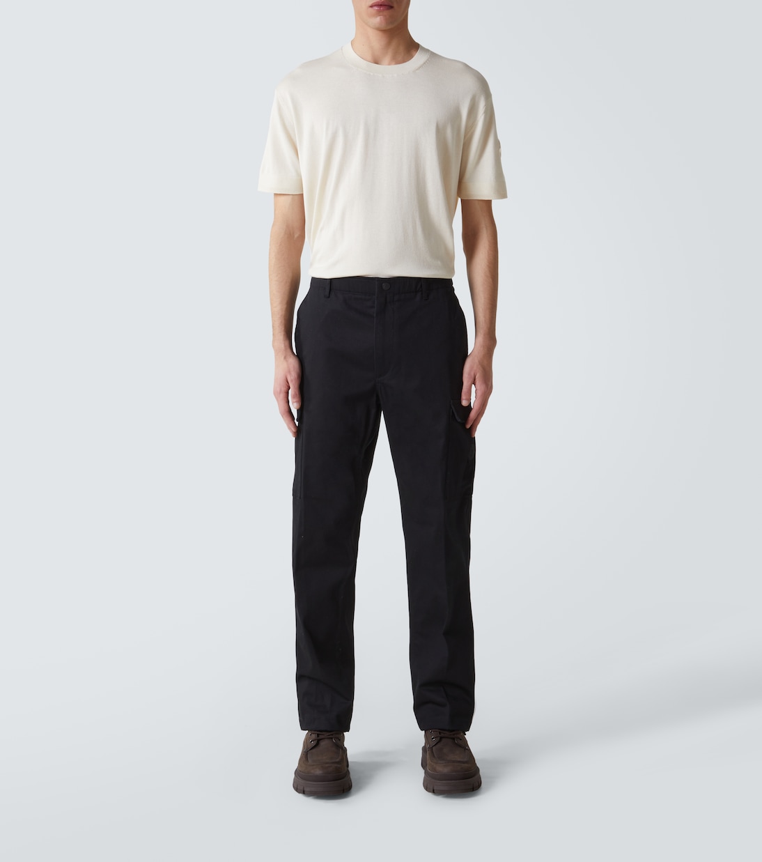 T-shirt in seta e cotone | Moncler