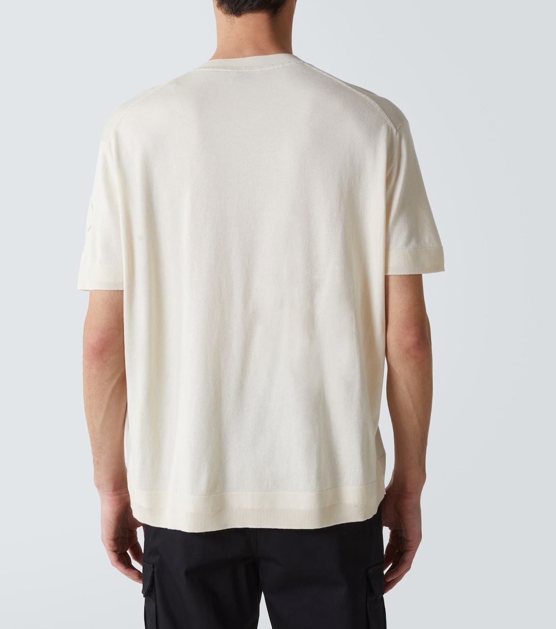 T-shirt in seta e cotone | Moncler