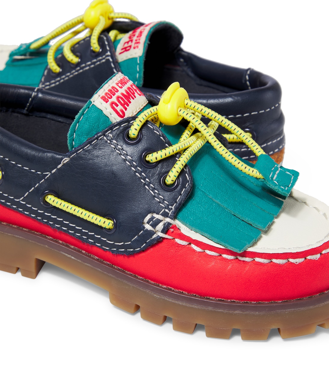 X Camper Segelschuhe aus Leder | Bobo Choses