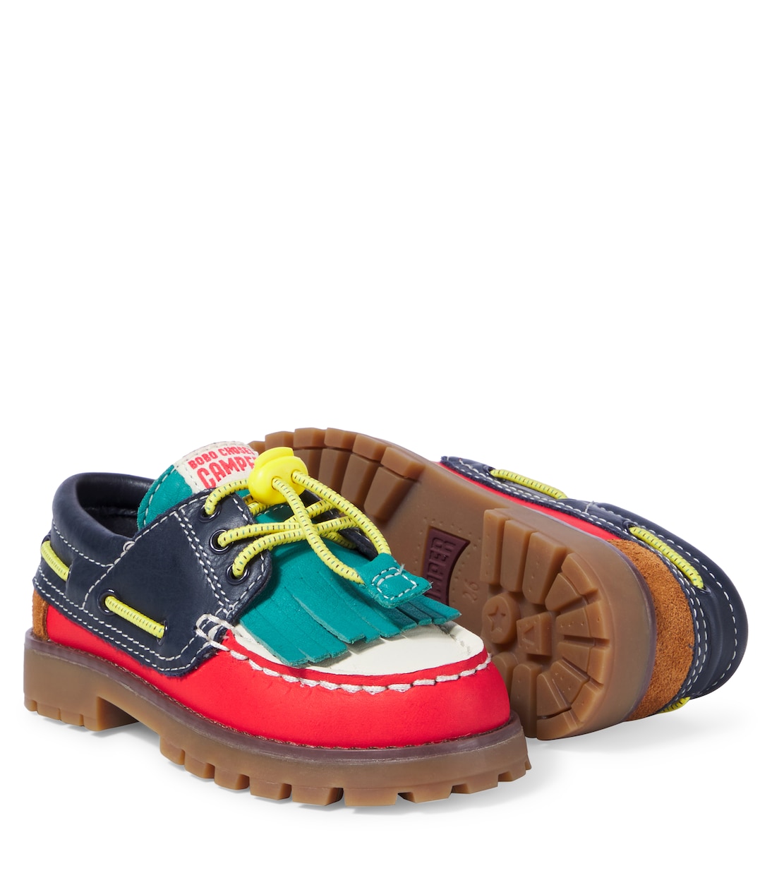 X Camper Segelschuhe aus Leder | Bobo Choses