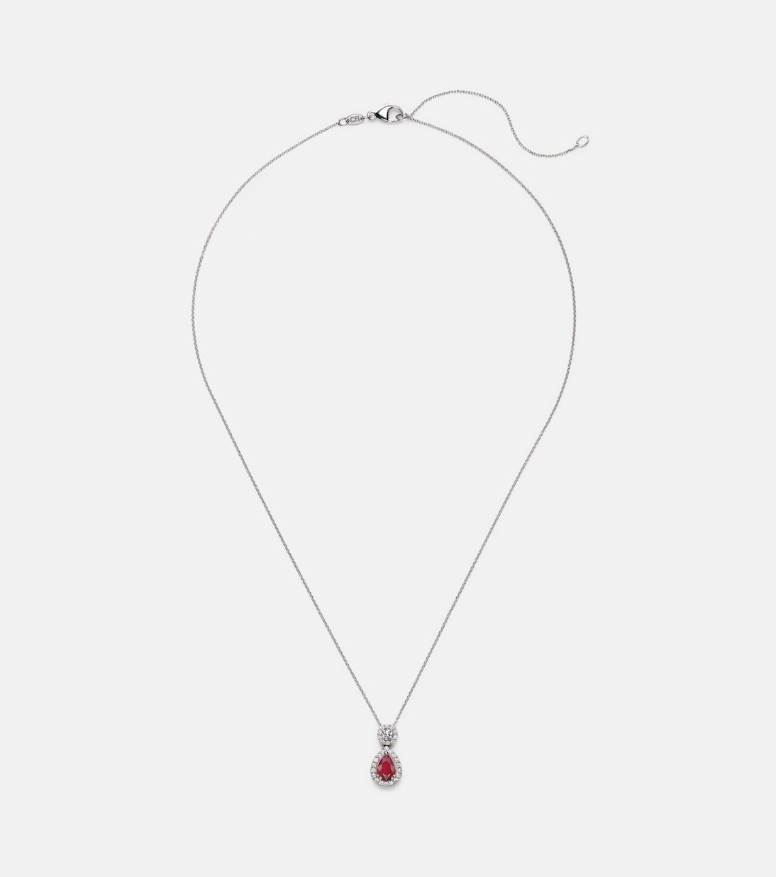 Collana Classics in oro bianco 18kt con rubino | Bucherer Fine Jewellery