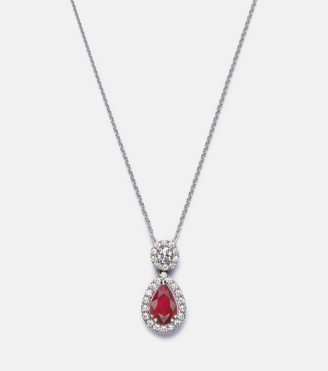 Collana Classics in oro bianco 18kt con rubino | Bucherer Fine Jewellery