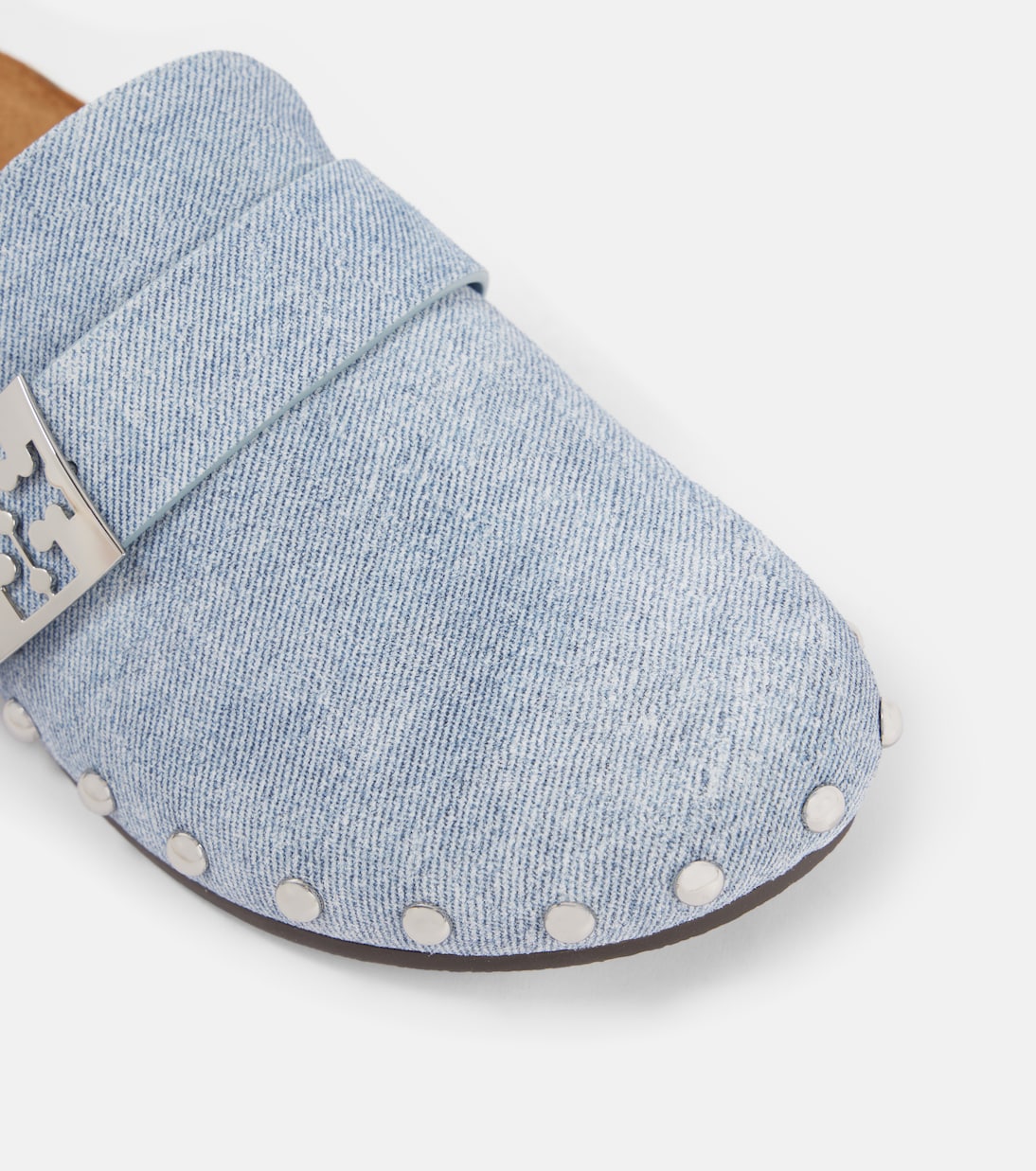 Scarpe comode Tory Burch con borchie in morbida pelle scamosciata