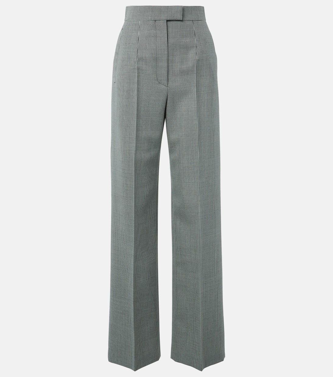 Pantaloni a gamba larga in lana e mohair | McQueen